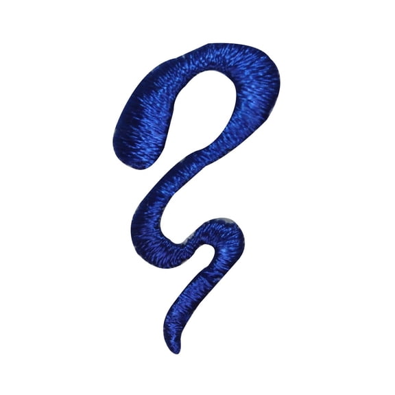 ID 3197B Swirl Craft Lines Patch Draw Paint Line Embroidered Iron On Applique
