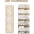 thumbnail image 2 of Kitchen Runner Rug Non Slip Washable 2.5x8, Soft Low Pile Entryway Rug Runners for Hallways,Carpet Runner for Living Room,Kitchen, Laundry, Bathroom(Cream/Beige,2.5'x8'), 2 of 8