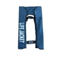 thumbnail image 2 of Infla automáticamente las chalecas de vida para adultos en traje de baño Rápido Inflación Múltiples colores Fácil Operación Nadadores Deportes acuáticos Azul profundo seitruly OD003370-10, 2 of 5