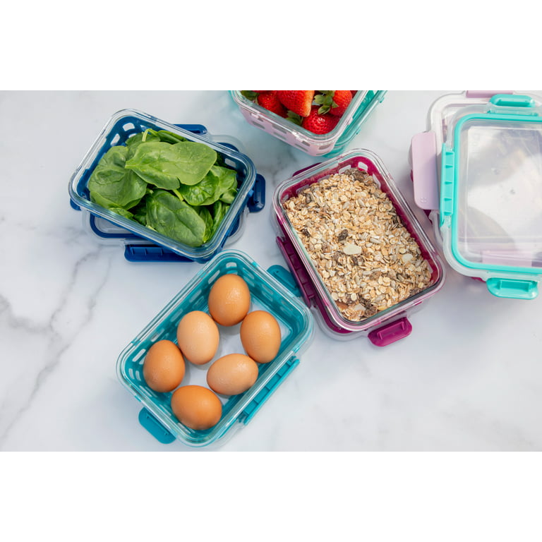 Ello Glass 3.4 Cup 27 Ounce Duraglass Food Storage Meal Prep Container Set,  10 Piece - AliExpress