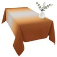 thumbnail image 2 of Grey Dark Brown Ombre Table Cloth Waterproof Tablecloths, Modern Abstract Art Gradient Tablecloth Dining Table Cover for Kitchen Party Tabletop Outdoor, Rectangle Tablecloth 54x108 Inch, 2 of 9