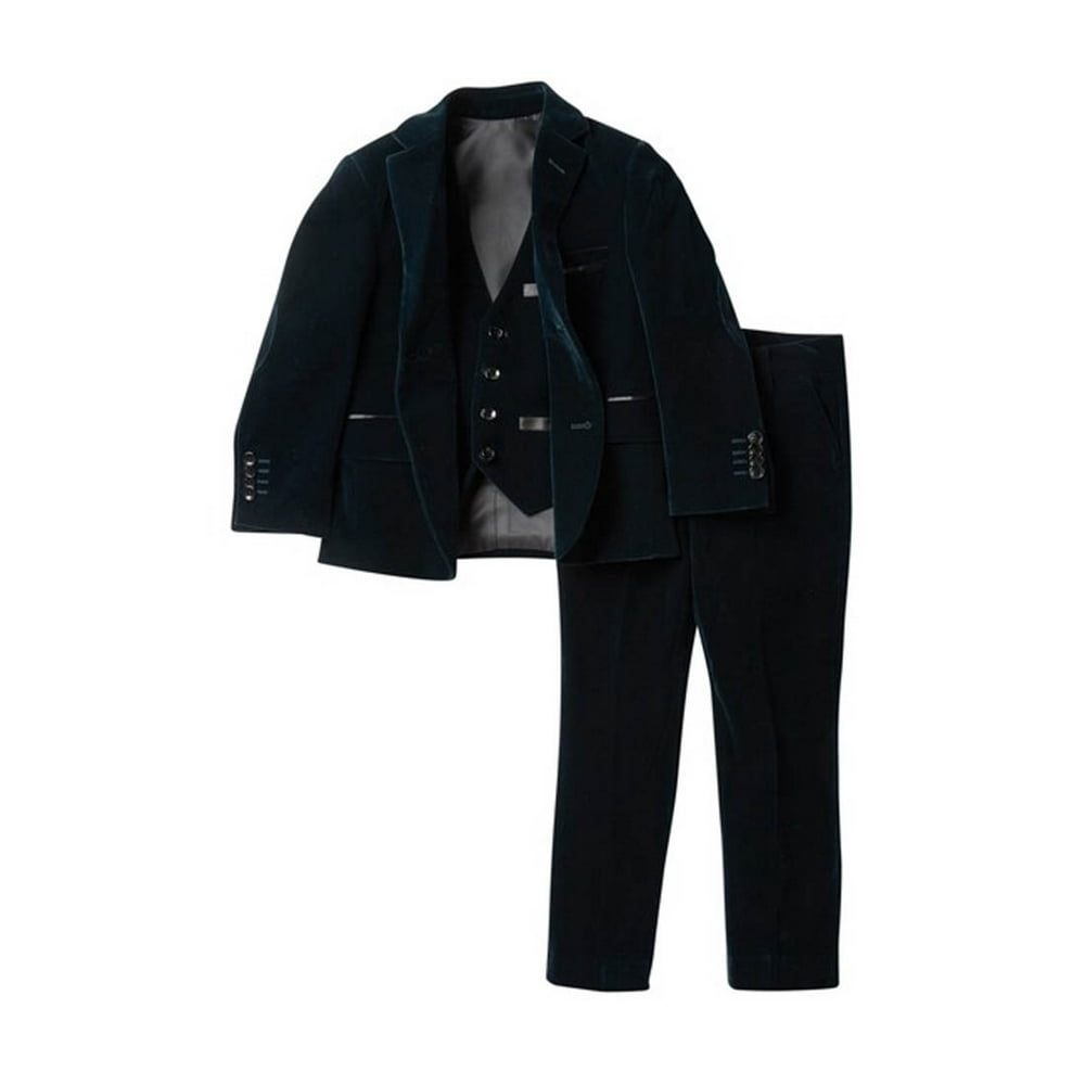 Geoffrey Beene - Geoffrey Beene 3-Piece Velvet Suit(Toddler,Little Boys ...