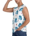 thumbnail image 3 of Picia Cartoon Poodle Dog mens Cotton Tank Undershirts , Moisture-wicking Ribbed Tanks, Lightweight Cotton Tank Undershirts-, 3 of 8