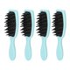 thumbnail image 2 of 4pcs Scalp Massager Shampoo Brush with Handle Soft Bristles Silicone Scalp Scrubber Deep Cleansing Hair Massager Brush Blue Handle Black Teeth, 2 of 5