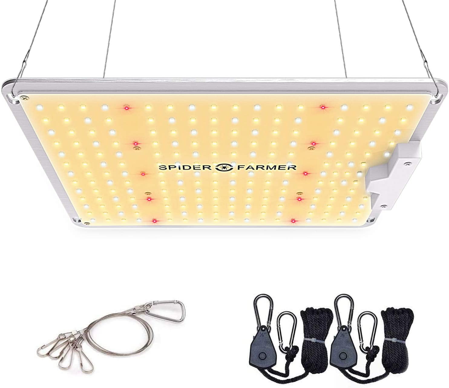 Sunlike Full Spectrum 3000K 5000K 660nm 760nm IR for Indoor Plants Veg Flower Spider Farmer SF 1000 LED Grow Light,with Samsung Chips LM301B & Dimmable Mean Well Driver 