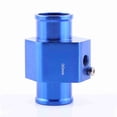thumbnail image 2 of Universal Metal Hose Water Temperature Sensor Adapter to Blue Hose, Accurate Water Temperature Sensor Adapter for Most Vehicles with 2 Clamps, Made of  Metal, Easy, 2 of 7