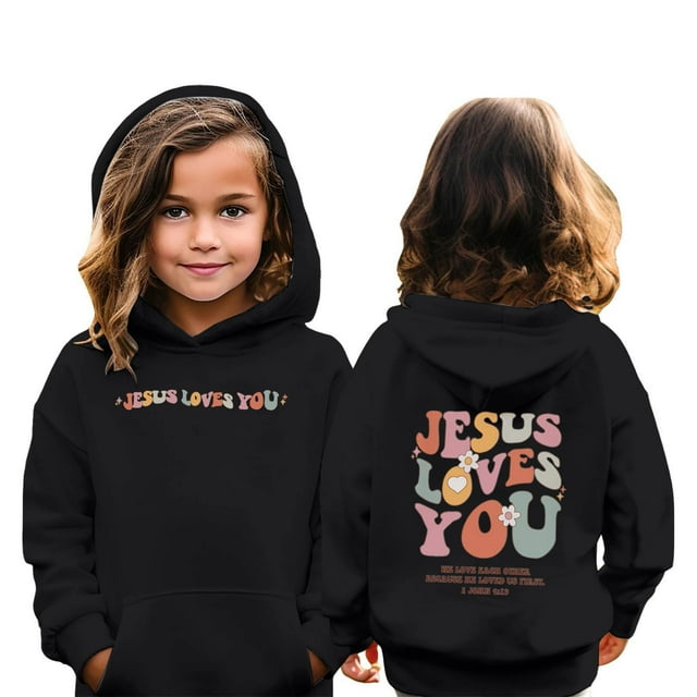 Haut à Capuche Décontracté à Manches Longues pour Filles avec Poche avant pour Usage Quotidien