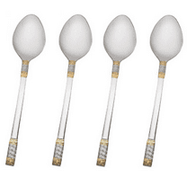 Wallace Corsica Gold Accent 18/10 Stainless Steel Teaspoon (Set of Four)