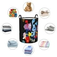 thumbnail image 6 of Large Laundry Hamper, Blue'S Clues Collapsible Laundry Basket With Handles, Tall Storage Basket For Blanket, Toys, Dirty Clothes In Living Room, Bedroom, Bathroom, Nursery, 6 of 7
