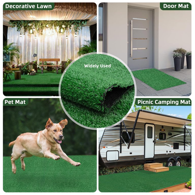 OLanto Artificial Grass Door At, Turf Grass Front Door Ats Outdoor