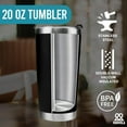 thumbnail image 3 of Pastor Warning Anything You Say Or Do Could Be Used In Sermon Vacuum Insulated Tumbler 20oz Funny Stainless Steel Drinkware Preacher Minister Appreciation Ordination Christmas With Straw Lid, 3 of 7