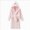 Pink 0626, variant on Boys Girls Kids Soft Flannel Bathrobe,Thickened Warm Hooded Sleep Robe with Waist Tie,Plush Cozy Loungewear for Fall Winter for Boys Girls 2T 3T 4T 5T-12T Toddler Pajamas,Yellow,Size 9-12T
