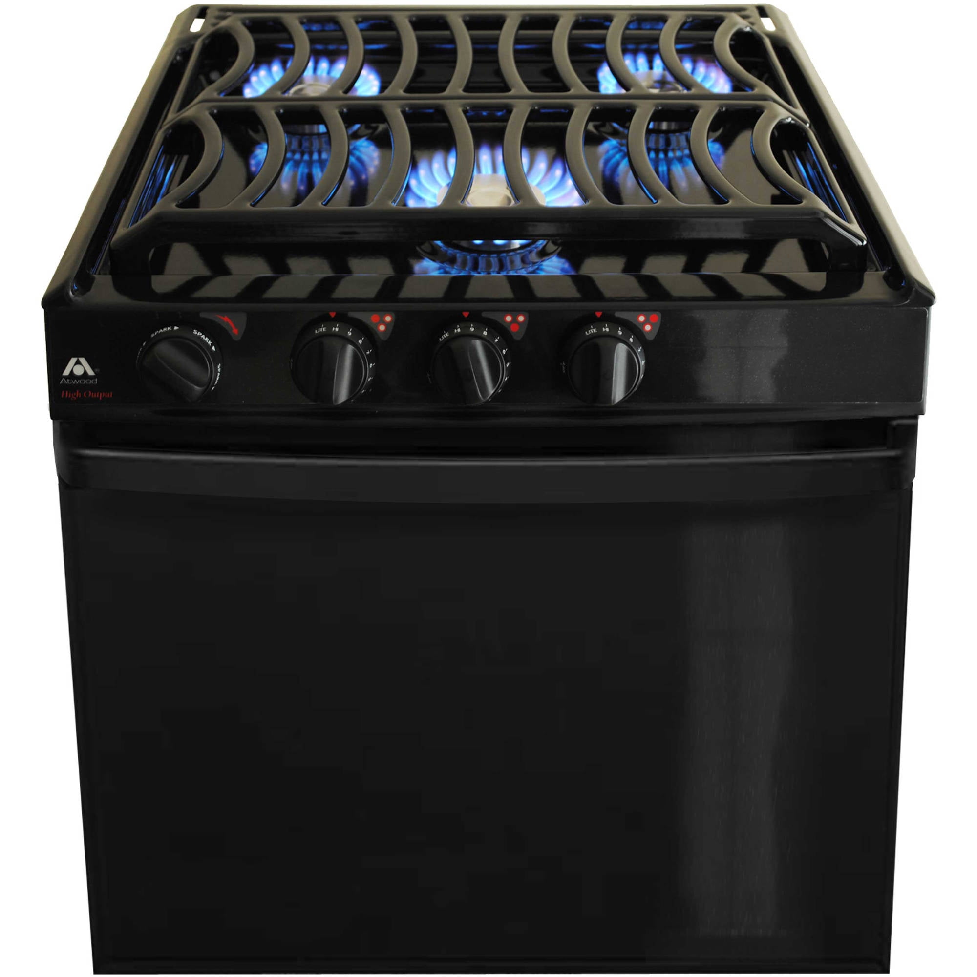 Atwood 3Burner Range with Piezo Ignition, Sealed Burner
