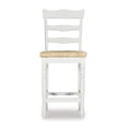 thumbnail image 3 of Linon Kiley White Rush Counter Stool, 3 of 9