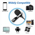 thumbnail image 4 of LVM3 Lavalier-Lapel Microphone, Noise Cancelling for iPhone/Android/DSLR, 20ft Cord, Plug & Play for Zoom/Tascam/PC, 4 of 5