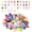 108pcs Mixed Letter Beads, variant on Wekvgz 1977pcs Pony Beads Kit Set Bulk Making 64 Colors Plastic Letter Elastic String Jewelry Making Kit Friendship Bracelet Kits Kandi Beads DIY Birthday Crafts Gift for Girls 6x9mm