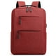 thumbnail image 1 of Mochila para computadora portátil, mochilas de viaje para computadoras portátiles con puerto de carga USB, mochila universitaria, bolsa para computadora, roja, 1 of 6