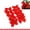 Red, variant on Christmas Mini Bow,Small Christmas Tree Bow,Pre-Tied Small Party Decoration,Mini Xmas Supplies for DIY Indoor and Outdoor Use,Red