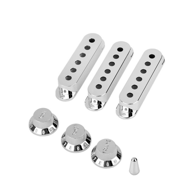 Juego de Cubierta de Guitarra Sunnimix de Plástico 6 Piezas Color Cromo