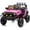 Barbie Pink, variant on Hikiddo Kids Ride on Truck Car, 12V Ride on Toy Electric Cars for Kids w/ Remote, Bluetooth - Pink