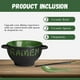 thumbnail image 4 of Juego de cuencos de cerámica para ramen Goodscious, paquete de 2 unidades, 620 ml, color verde, 4 of 7