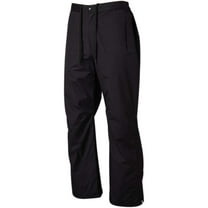 The Weather Company Mens Microfiber Sport Rain Pants For Golf And Sports - Black XL