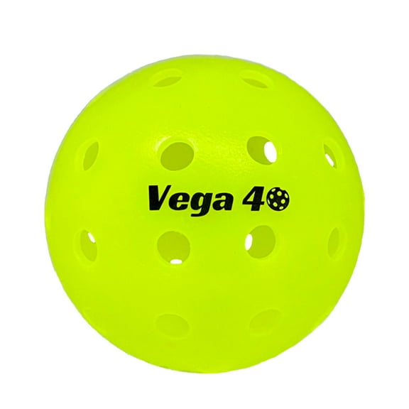 Neoslick Vega 40 Pickleball Balls| Outdoor | 6 Pack |USAPA | High-Visibility Neon Green pickleballs