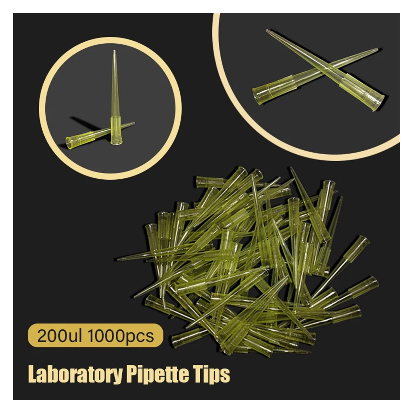 1000pcs Laboratory Pipette Tips 200ul Autoclavable pipettes Plastic Pipettes School Teaching Lab Supplies ,Precision & Accuracy