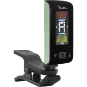 Fender Original Clip-On Tuner for Electric Guitar, Bass, Mandolin, Ukulele, Violin and Banjo, Surf Green