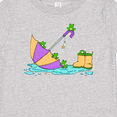 thumbnail image 4 of Inktastic Cute Frogs in a Umbrella with Boots Boys or Girls Baby T-Shirt, 4 of 5