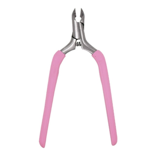 lionlar Cuticle Trimmer Dead Skin Scissors Nail Art Tools Cuticle Remover Tool Stainless Pink