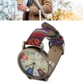 thumbnail image 4 of Watch Multicolor Bohemian Bohemian PU Botón De Cuero Batería Mujeres Mujeres Para La Fiesta De Cumpleaños Regalos, 4 of 7