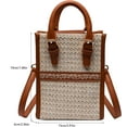 thumbnail image 6 of Kukuzhu Straw Crossbody Bags for Women, Summer Woven Beach Bag Straw Purses and Handbag Small Shoulder Crossbody Bags, 6 of 7