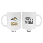 R & R Imports MUG-C-MONST20 WMOM Montana State Bobcats Proud Mom White Ceramic Coffee Mug