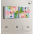 thumbnail image 2 of Art Remedy Dopamine Art Canvas, 40" x 40", White Frame, Dynamic Brushwork Set, 2 of 5