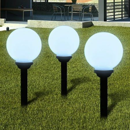 

Outdoor Garden Solar Lamp Solar Ball Light LED 7.9 3pcs with Ground Spike
