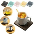 thumbnail image 4 of Dual-Temperature Cup Warmer 5W, Frosted Panel & Non-Slip Base for Ceramic/Metal Mugs, 4 of 5