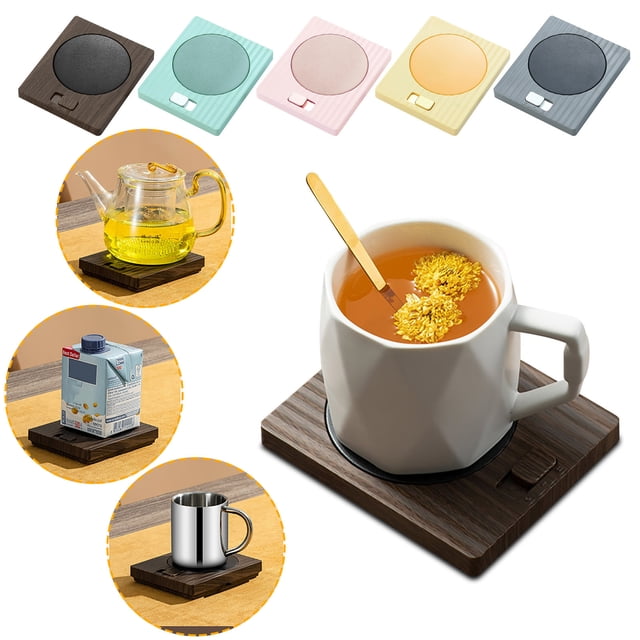 Cup Warmer under $5! CQCYD USB Cup Warmer with Temperature Control, Electric Mug Warmer for Coffee Tea, Desktop Beverage Warmer for Office Home, Constant Temperature Heating Pad for Mugs