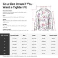 thumbnail image 5 of Lsque Rose Flower B UPF 50+ Lightweight Sun Protection Men's Women's Long Sleeve Shirt, Hoodie Performance -Large, 5 of 9