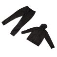 thumbnail image 4 of Pantalones casuales chaqueta sudadera tela cómoda absorción rápida del sudor conjunto de chaqueta casual con cremallera con cremallera para unisex ANGGREK Otros, 4 of 7