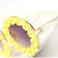thumbnail image 4 of Round Flower Sunglasses For Baby Girls Boys Cute Flower Shaped 400 UV Protection Glasses For Outdoor Beach, 4 of 4