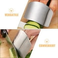 thumbnail image 4 of 4pcs Stainless Steel Finger Guards Cutting Finger Protectors Practical Finger Guards for Cutting, 4 of 10