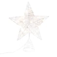 thumbnail image 1 of Estrella LED para árbol de Navidad iluminada, adorno para la parte superior del árbol, copa brillante para decoración navideña de temporada, color blanco, 1 of 4