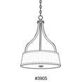 thumbnail image 6 of P3905-20-Progress Lighting-Arden - 3 Light in Farmhouse style - 18.13 Inches wide by 24.63 Inches high-Antique Bronze Finish    -Traditional, 6 of 6