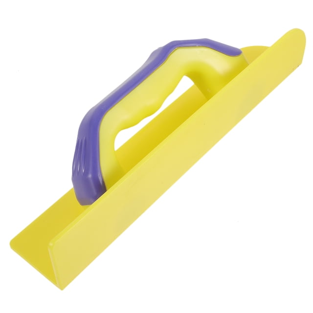 Phenofice Truelle de Maçonnerie Plastique Jaune Réparation de Mur Travaux de Construction 1Pcs