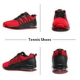 thumbnail image 5 of Mens Athletic Shoes Red Breathable Workout Gym Tennis Walking Air Cushion Running Sneakers US 11, 5 of 5
