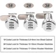 thumbnail image 3 of Drawer Combination Lock, 3 Digits, Suitable For Electric Box Storage Cabinets, 3 of 4