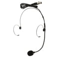 thumbnail image 2 of Negro Doble para oreja XLR de Auricures tipo diadema Micrófono montado en cabeza XLR de XLR 4Pin Yuyangstore Micrófono de auriculares de 3 pines, 2 of 8