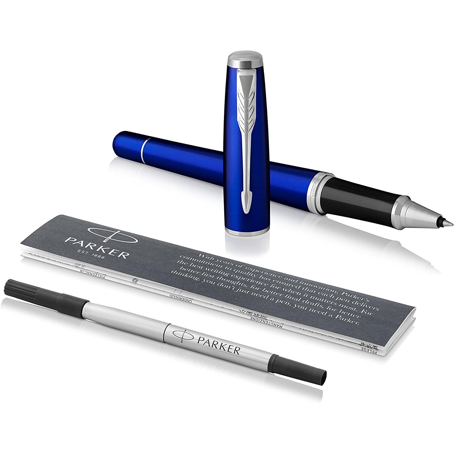 Parker Urban Rollerball Pen, Night Sky Blue with Fine Point Black Ink Refill (1931589) Walmart