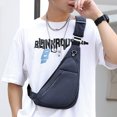 thumbnail image 1 of Bolsa de pecho de nailon, bandolera antirrobo, para deportes al aire libre, para correr y trotar Ndcxsfigh Para Estrenar, 1 of 7